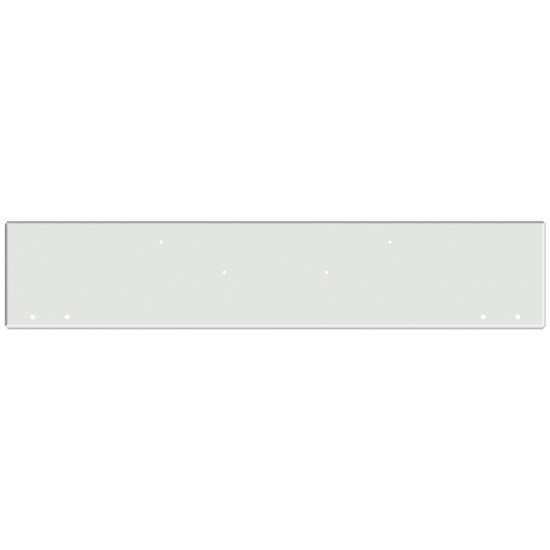 20 Inch Chrome American Eagle Boxed End Bumper With 4 Round 3/4 Inch Light Holes In Face For Kenworth W900B