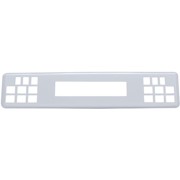 Center Dash Chrome Cover For Warning Light Panel For Freightliner Classic, FLD, FLT Cabover