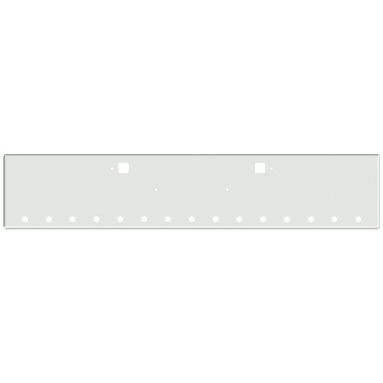 22 Inch Chrome American Eagle Boxed End Bumper With Tow And 15 M3- P3 Light Holes For Kenworth W900B