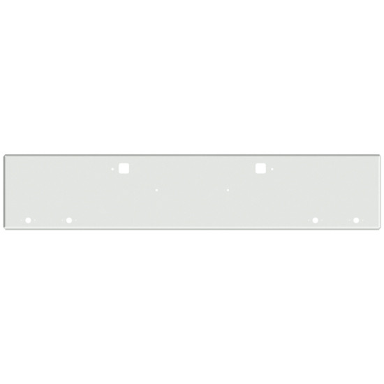 22 Inch Chrome American Eagle Boxed End Bumper With Tow And 4 M1- P1 Light Holes For Kenworth W900B