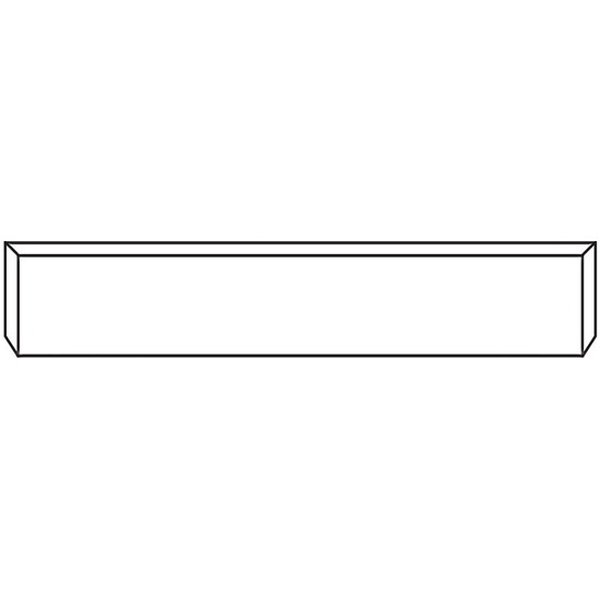 16 Inch Blind Mount Chrome Texas Mitered End Bumper, 7 Gauge With Ust Mount Plates For Freightliner, Kenworth, Peterbilt