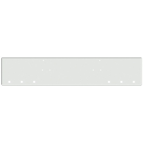 18 Inch Chrome Texas Boxed End Bumper With 6 M3-P3 Light Holes For Peterbilt 357, 378, 379