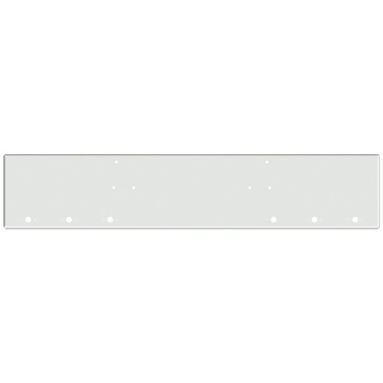 22 Inch Chrome Texas Boxed End Bumper With 6 M1-P1 Light Holes For Peterbilt 357 SFA, 378, 379