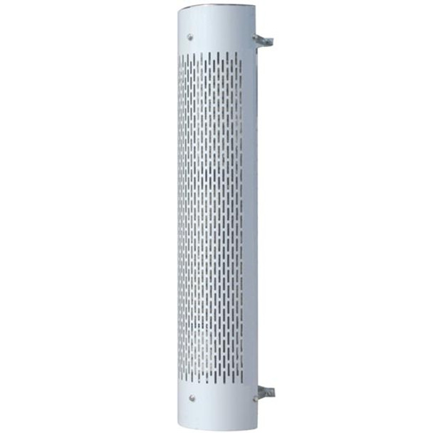 9 X 48 Inch 270 Degree Stainless Steel Exhaust Shield With Vertical Slot