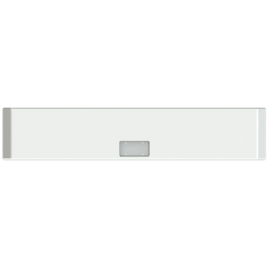 22 Inch Chrome Blind Mount Miter End Bumper With Recessed License Plate For Peterbilt 357, 378, 379