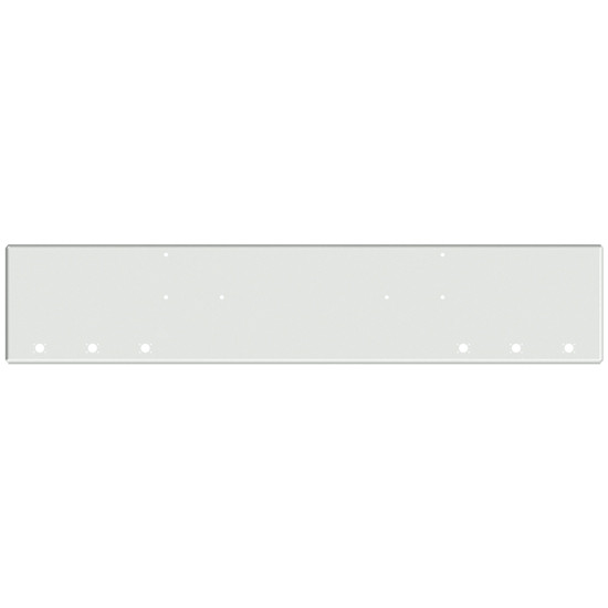 18 Inch Chrome Texas Boxed End Bumper With 6 M3- P3 Light Holes For Peterbilt 362