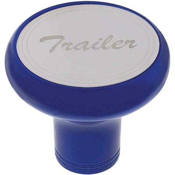 Trailer Knob Deluxe Aluminum Screw On Air Valve Indigo Blue