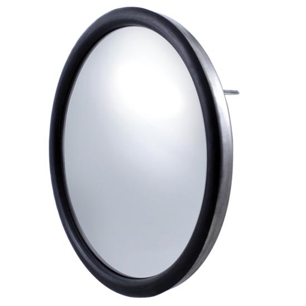 8-1/2 Inch Stainless Steel Convex Mirror, 320R W/ Center Mounting Stud