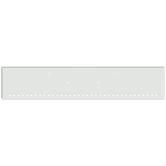 18 Inch Chrome Steel Texas Boxed End Bumper With 35 Rnd Front And Bulls Eye End Light Holes For Peterbilt 365, 367, 388, 389, 567, 589