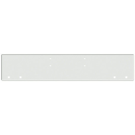 18 Inch Chrome American Eagle Boxed End Bumper With 4 M3- P3 Light Holes For Western Star 4900