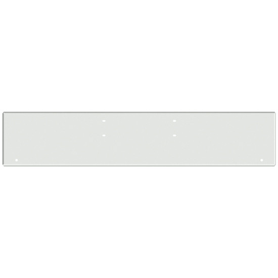 20 Inch Chrome American Eagle Boxed End Bumper With 2 Round 3/4 Inch Light Holes For Western Star 4900