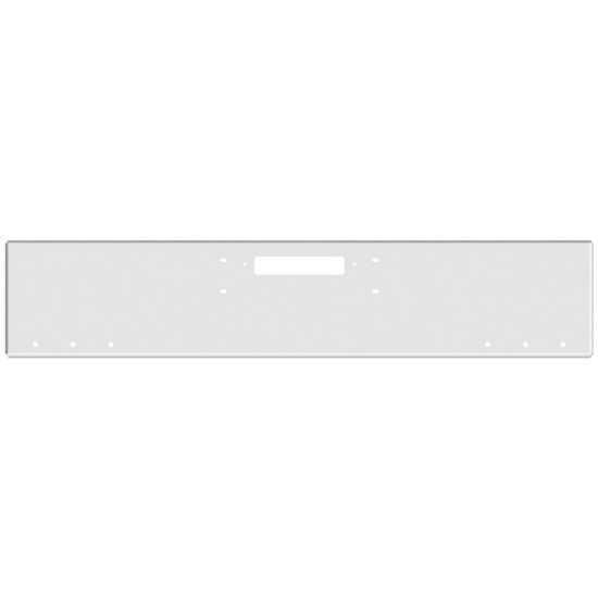 22 Inch Chrome American Eagle Boxed End Bumper With Tow And 6 Round 3/4 Inch Light Holes For Western Star 4900
