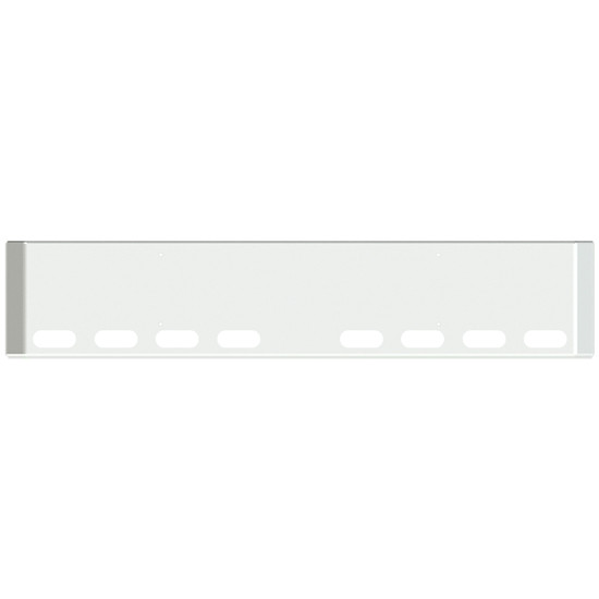20 Inch Chrome American Road Runner Mitered Corner Bumper With 8 Oval Light Holes For Western Star 4900Ex 2008+