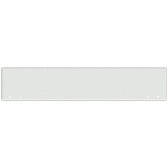 20 Inch Chrome American Eagle Boxed End Bumper With 4 Round 3/4 Inch Light Holes In Face And 1 Round 3/4 Inch Light Hole Each End For Western Star 4900Sf