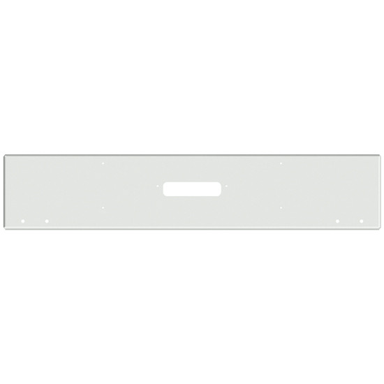 18 Inch Chrome American Eagle Boxed End Bumper With Tow And 4 Round 3/4 Inch Light Holes For Western Star 4900Sf