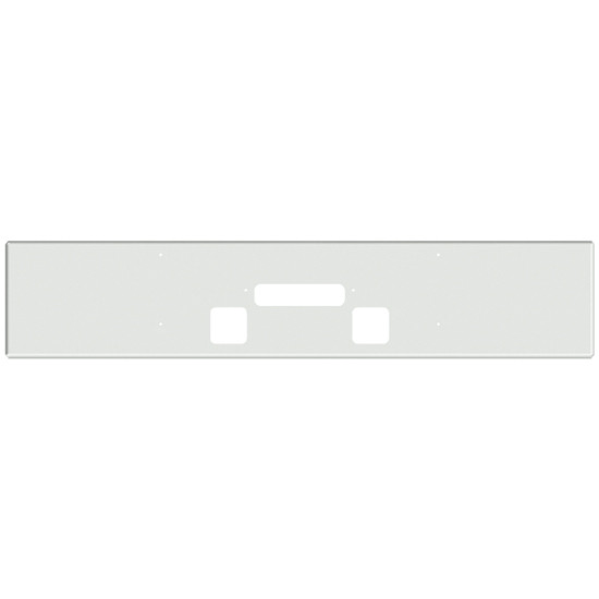 16 Inch Chrome Texas Boxed End Bumper With Step And Tow Holes For Western Star 4900Sf