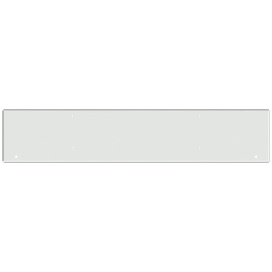 18 Inch Chrome American Eagle Boxed End Bumper With 2 Round 3/4 Inch Light Holes For Western Star 4700Sf