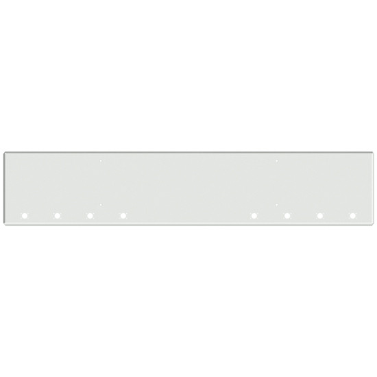 20 Inch Chrome Texas Boxed End Bumper With 8 M3- P3 Light Holes For Western Star 4700Sf