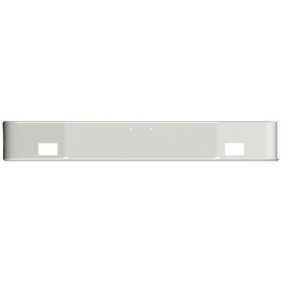 16 Inch Chrome Wrap Around Bumper With Square Fog Light Holes For Sterling Lt7501 SFA