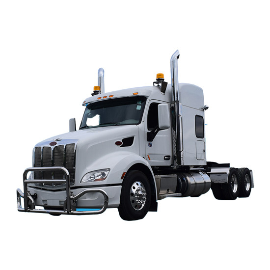 SS Modular Lower Grille Bumper Guard W/ Mounting Brackets & Radar Compliance Fits Peterbilt 579