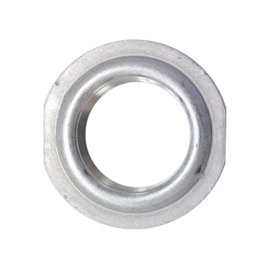Weld-In Flat Style Aluminum Flange With Female Pipe Thread Center