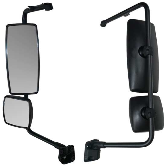 Bestfit Black Mirror Assembly With Brackets For International 4100, 4300 And 4400 Durastar