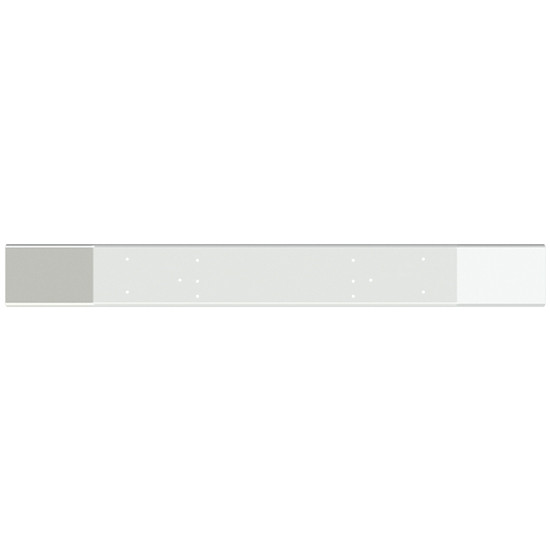 16 Inch Chrome Break Back Open End Bumper, 7 Gauge By Valley Chrome For Mack RD SBA Models