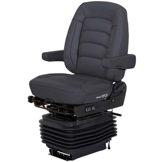 Bostrom Wide Ride Ii Plus Serta Standard Base Mid-Back Seat With Armrests - Ultra-Leather