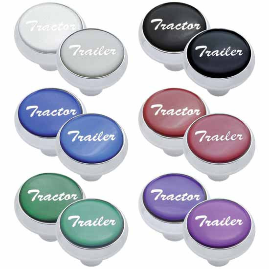 Chrome Deluxe Air Valve Knob With Glossy Sticker