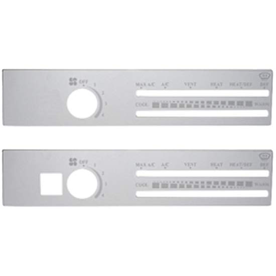 Stainless Steel Ac Control Plate For Freightliner Fl, Flc, Fld