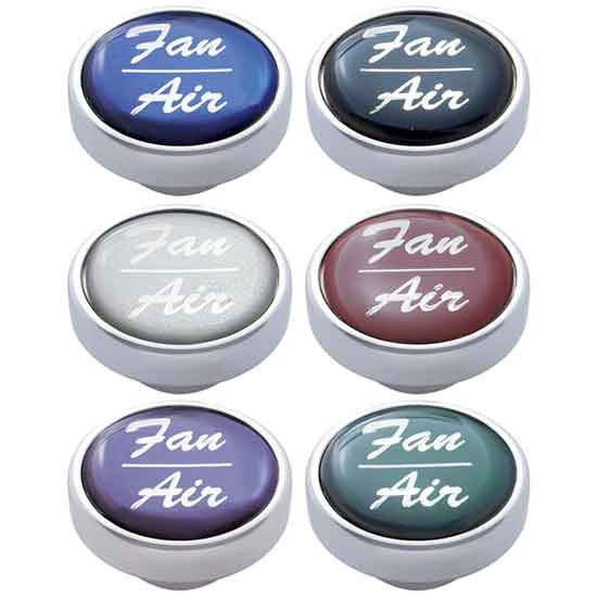 Small Chrome Fan/Air Dash Knob