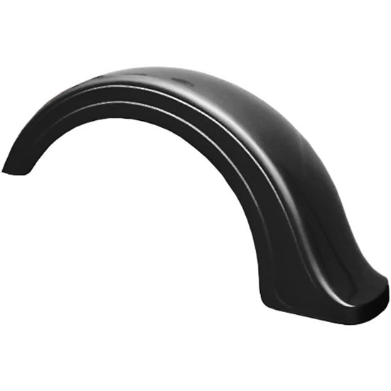 Black Fiberglass Front Fender For Peterbilt 379 127 Bbc - Driver Or Passenger Side