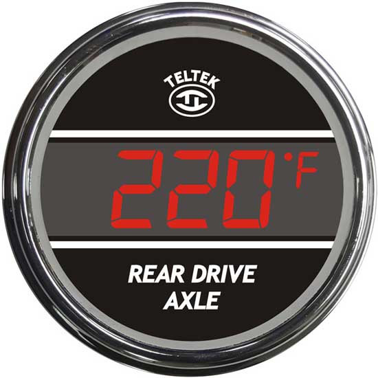 Digital Axle Temperature Gauge Rear Drive 100-300 Degree F
