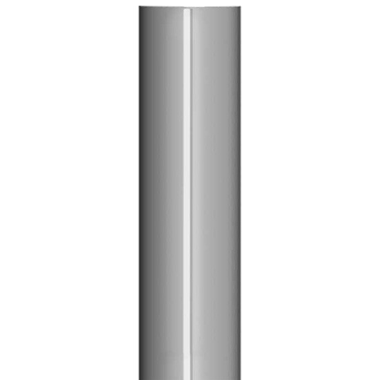 7 Inch Od Flat Top Exhaust Stack - Straight Cut By Lincoln Chrome