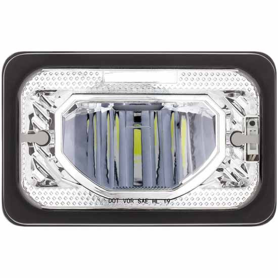 6 Inch 4 X Heated High Beam Led Headlight With Ambient Thermostat Heat Activation