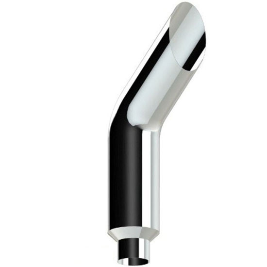 6 To 5 Inch Chrome Bull Hauler Turn Out Exhaust Stack By Bestfit