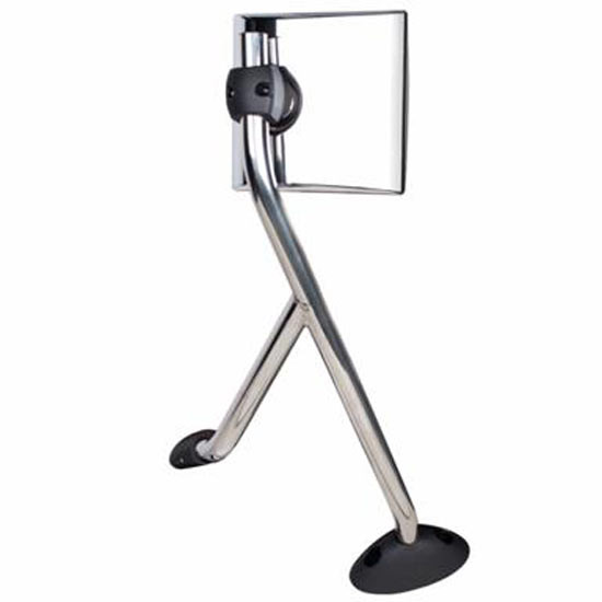 Chrome Plastic Hood Mirror For International Prostar
