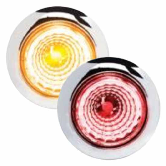 Mini Button Led With Reflector And Silicone Locking Ring