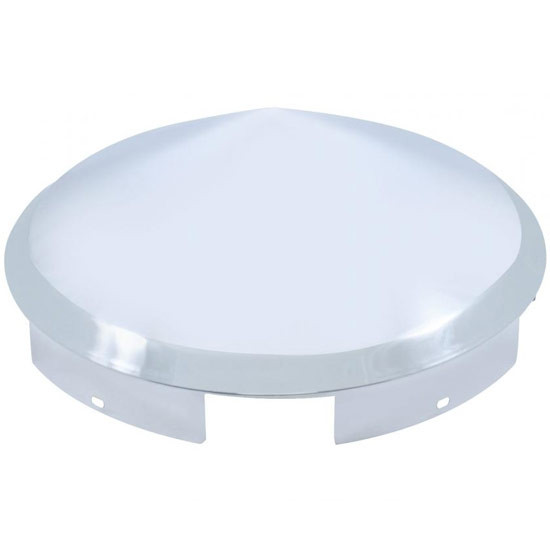 Chrome 5 Even Notch Front Pointed Hubcap