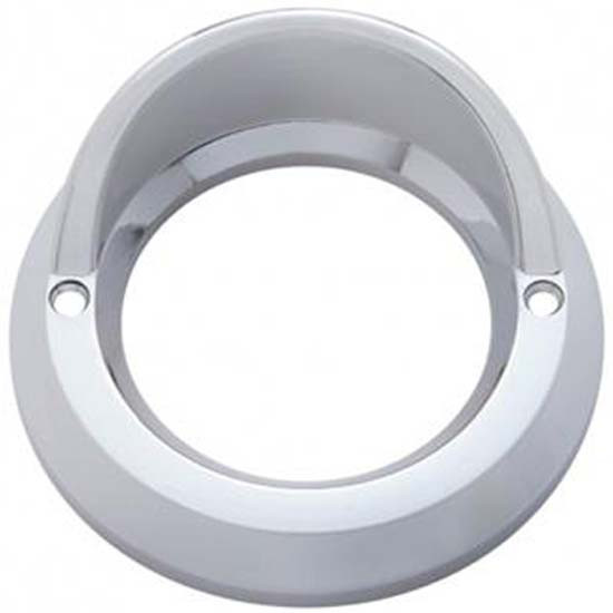 Chrome Plastic Light Bezel For Grommet Mounted Light