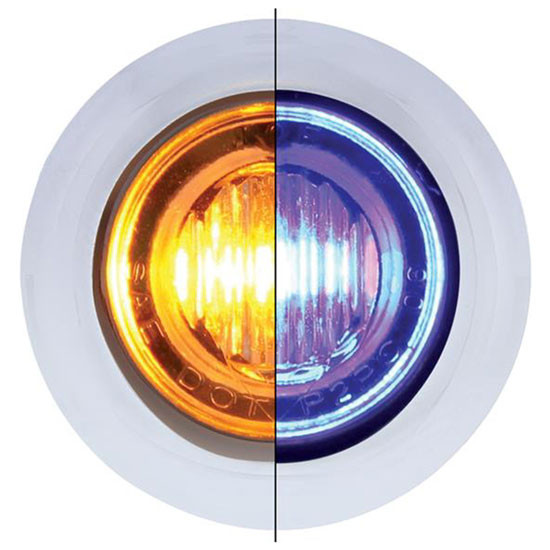 Mini Double Fury Led Clearance Marker Light With Bezel