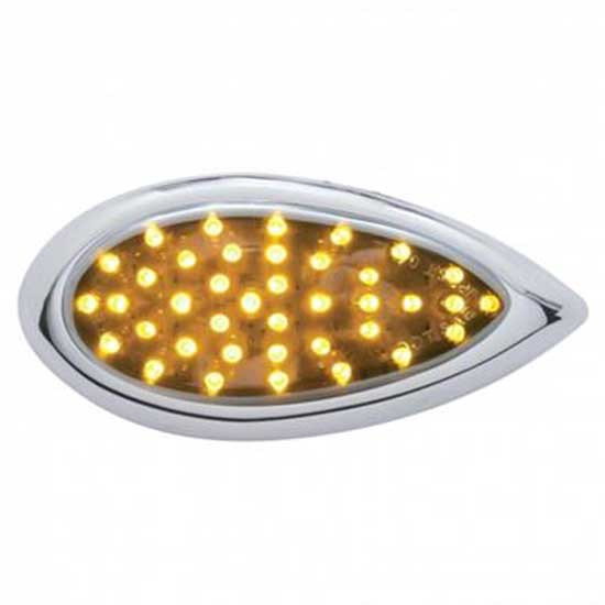 39 Led Auxiliary Light Teardrop Bezel