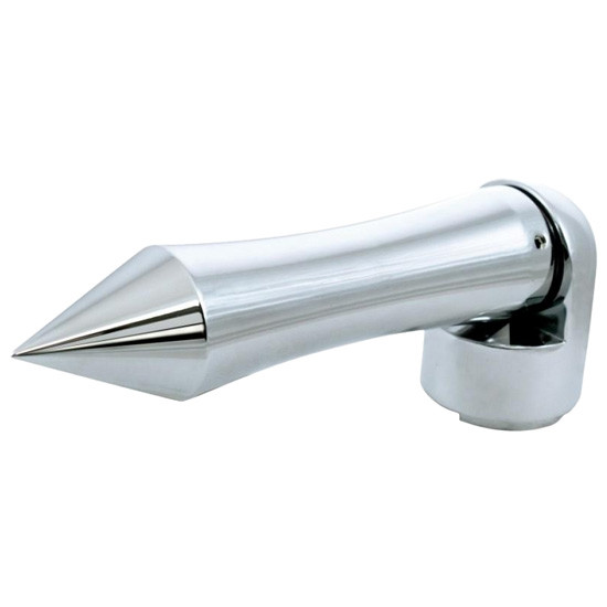 Chrome Talladega Grip Gearshift Knob And Adapter For 13, 15,18 And Super 10 Speed