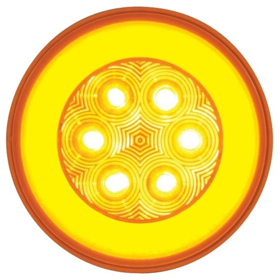 4 Inch Round 21 Diode Glo Led Light Lens