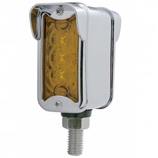 3 Led Straight Mount Double Face Light With Vertical Visor