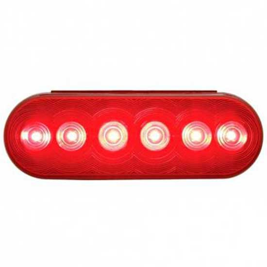 6 Led Oval Stop. Turn And Tail Light