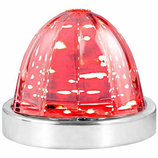 18 Diode Classic Watermelon Surface Mount Led Turn / Marker Light