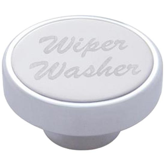 Dash Knob, Hex Screw Mount With Stainless Steel Plaque