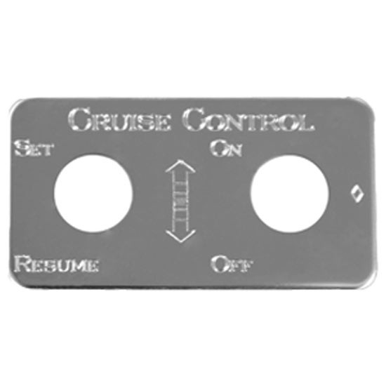 Stainless Steel Switch Id Plate For Kenworth