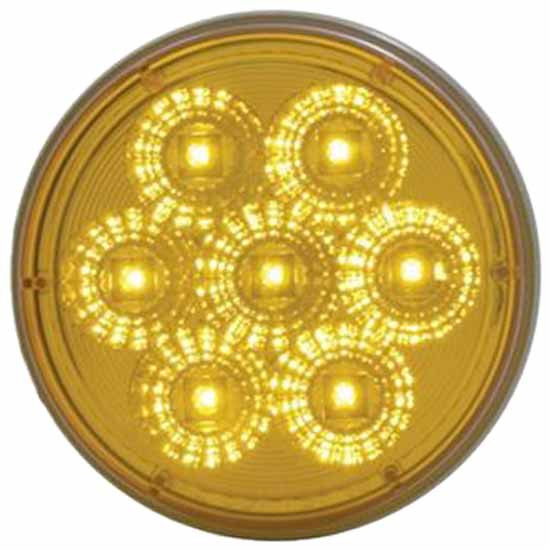 4 Inch 7 Led Round Reflector Turn Signal Light